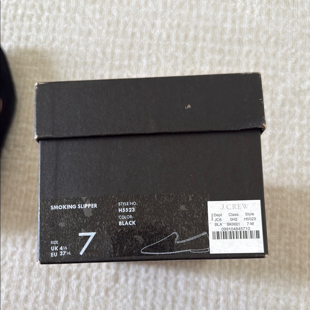 J. Crew Black Smoking Suede Slipper - Picture 6 of 6